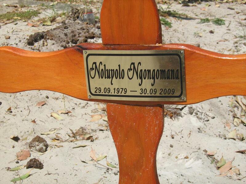 NGONGOMANA Noluyolo 1979-2009