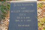 FICK Willem Liebrecht 1880-1966
