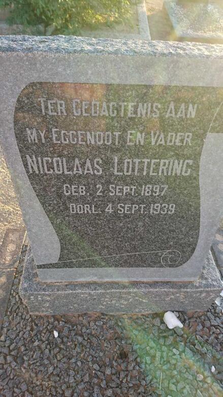 LOTTERING Nicolaas 1897-1939