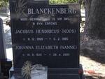 BLANCKENBERG Jacobus Hendricus 1909-1985 & Johanna Elizabeth 1920-2005