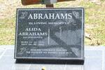 ABRAHAMS Alida nee JOHANNES 1932-2005