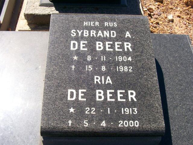 BEER Sybrand A., de 1904-1982 & Ria 1913-2000