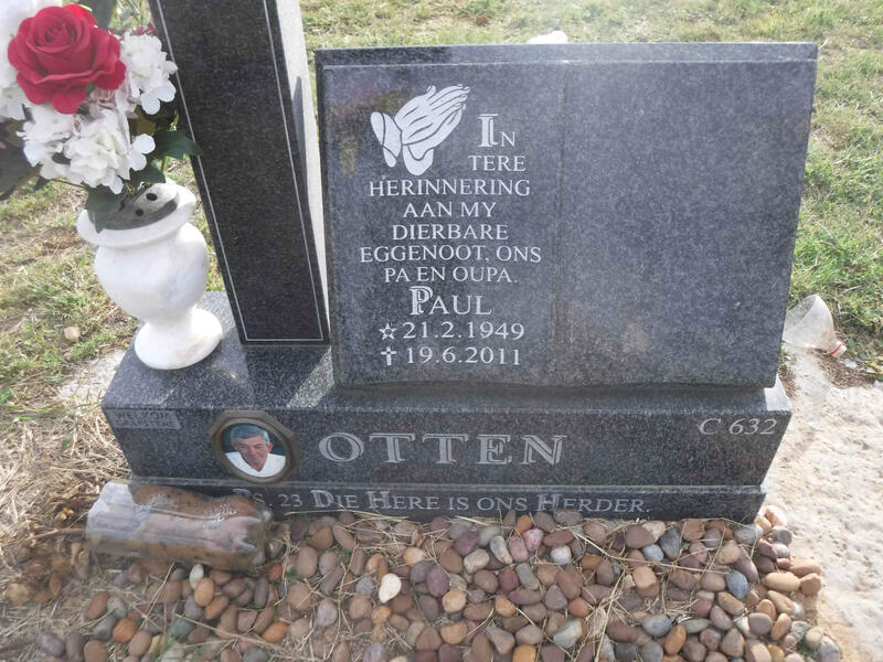 OTTEN Paul 1949-2011