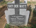 WATT Frans E.M., van der 1932- & Maria M. 1937-2013
