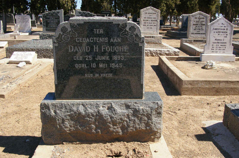 FOUCHE David H. 1893-1945