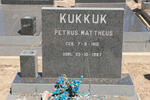 KUKKUK Petrus Mattheus 1912-1987