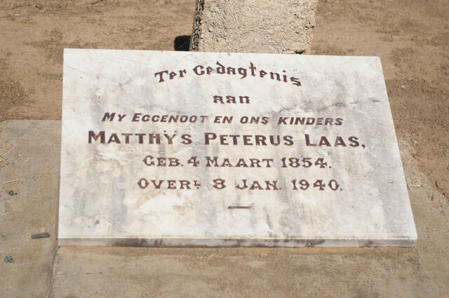 LAAS Matthys Peterus 1854-1940 & Fredrika E.M. KOEN 1869-1945