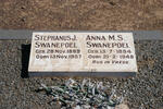 SWANEPOEL Stephanus J. 1889-1957 & Anna M.S. 1894-1948