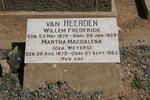 HEERDEN Willem Frederick, van 1870-1959 & Martha Magdalena WEYERS 1879-1963