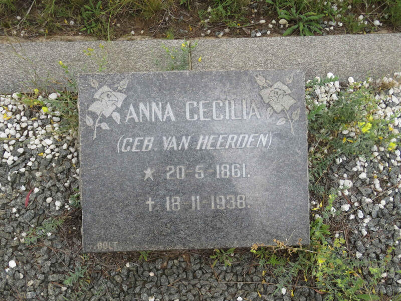 ? Anna Cecilia nee VAN HEERDEN 1861-1938