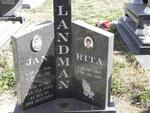 LANDMAN Jan 1948-2002 & Rita 1942-2017