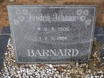 BARNARD Hendrik Johannes 1906-1984