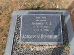 RENSBURG Johannes P.J., Jansen van 1907-1976