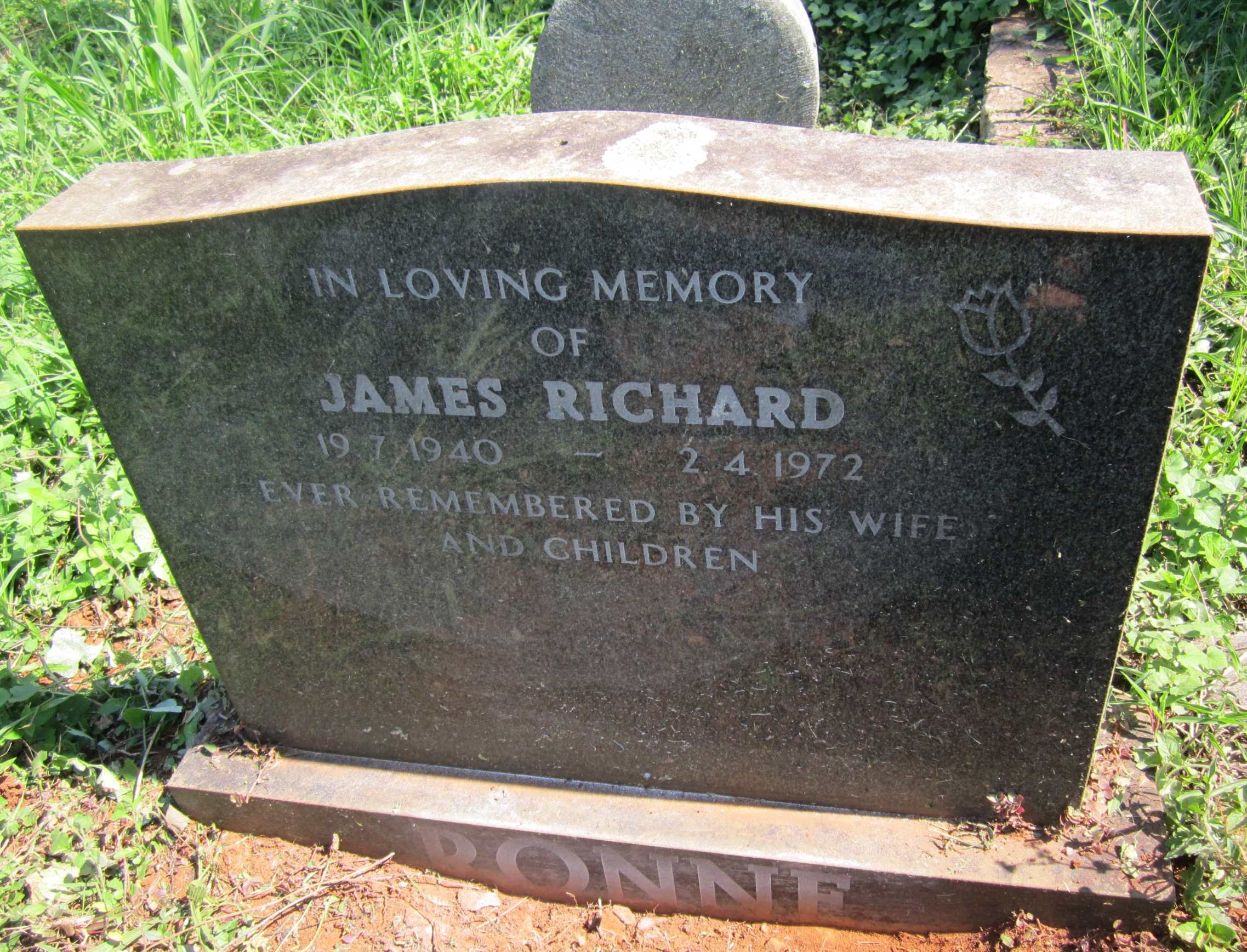 RONNE James Richard 1940-1972