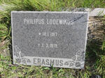 ERASMUS Philipus Lodewikus 1917-1979