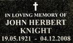 KNIGHT John Herbert 1921-2008