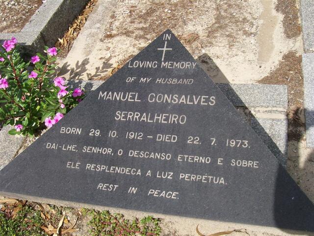 SERRALHEIRO Manuel Consalves 1912-1973