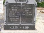 ALLEN-REID Pieter 1914-1959 & Rady 1917-1973 :: ALLEN-REID Sussie Rady -1956