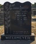 WATERMEYER Christian 1919-1973