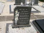 NOORDWYK Martha Hermina, van 1927-1978