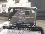 NIEKERK Sophia Helena Johanna, van nee SMITH 1919-2003