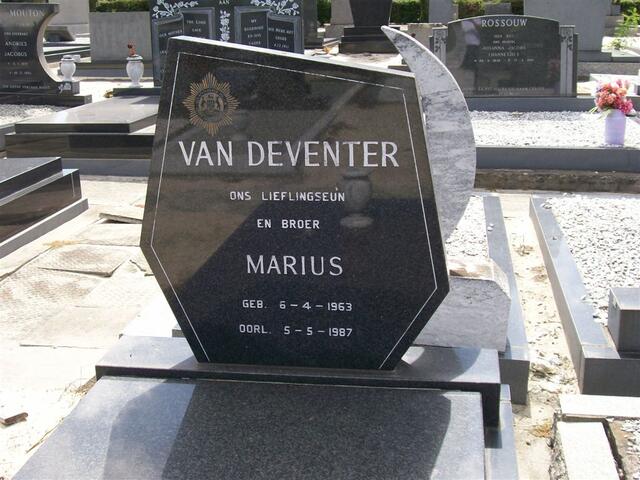 DEVENTER Marius, van 1963-1987
