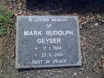 GEYSER Mark Rudolph 1964-2000