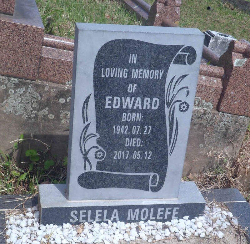 MOLEFE Edward, SELELA 1942-2017