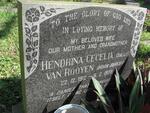 ROOYEN Hendrina Cecelia, van nee BURGER 1912-1978