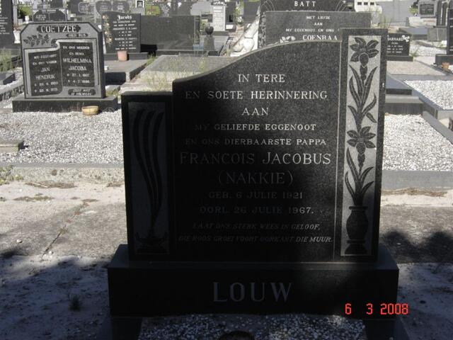 LOUW Francois Jacobus 1921-1967