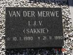MERWE I.J.V., van der 1990-1990