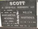 SCOTT Willem Marthinus 1914-2000 & Margaretha Hendrika GERBER 1915-1989