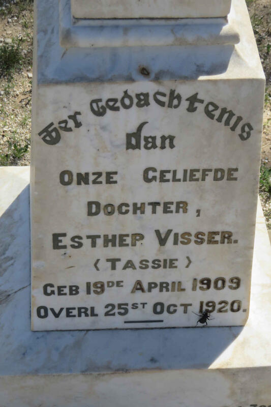 VISSER Esther 1909-1920