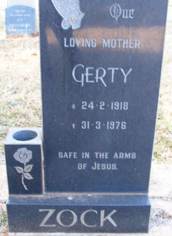 ZOCK Gerty 1918-1976