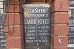 GANTER Casper 1923-2009 & Joyce 1924-2017