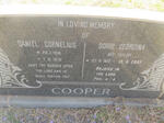 COOPER Daniel Cornelius 1916-1972 & Doris Georgina TAYLOR 1912-2007