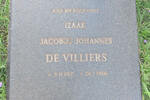 VILLIERS Izaak Jacobus Johannes, de 1917-1986