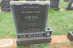 NIEKERK Louisa, van 1931-1993
