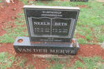 MERWE Neels, van der 1913-2002 & Bets 1930-2014