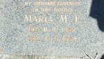 ? Maria M.E. 1922-1954
