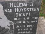 HUYSSTEEN Helena J., van 1930-1942