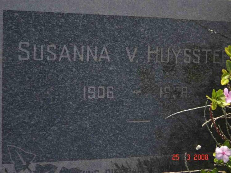 HUYSSTEEN Susanna, van 1906-1958