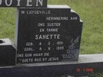 ROOYEN Sanette, van 1951-1995
