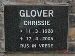 GLOVER Chrissie 1928-2005