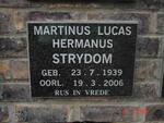 STRYDOM Marthinus Lucas Hermanus 1939-2006
