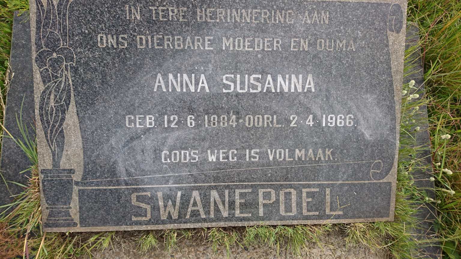 SWANEPOEL Anna Susanna 1884-1966