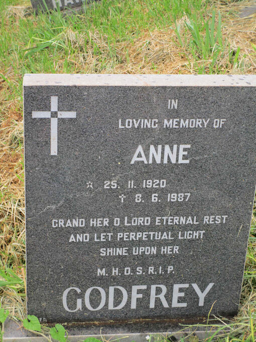 GODFREY Anne 1920-1987