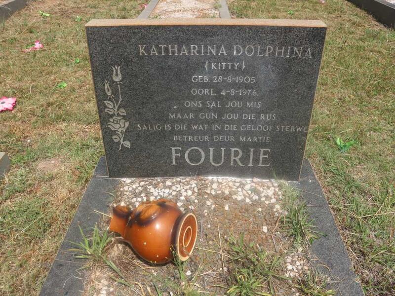 FOURIE Katharina Dolphina 1905-1976