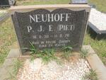 NEUHOFF P.J.E. 1930-1976