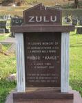 ZULU Prince Kahle 1965-2002